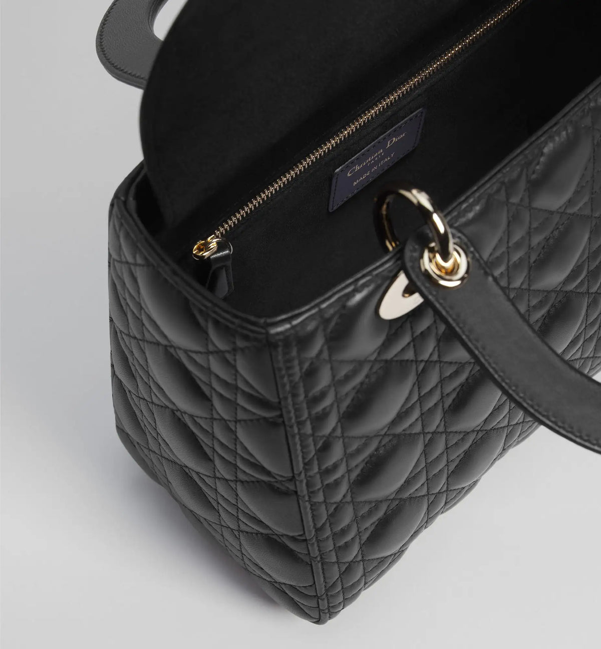 Cannage Lambskin Medium Lady Bag