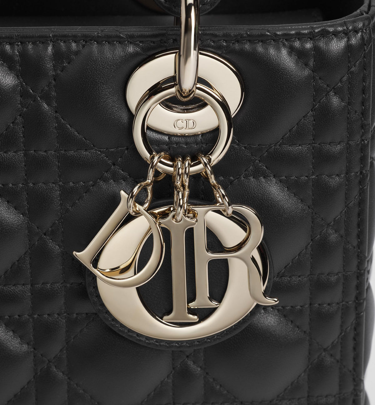 Cannage Lambskin Medium Lady Bag