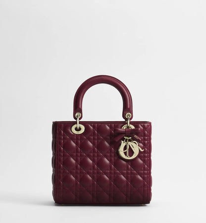 Lambskin Medium Lady Bag with Strap