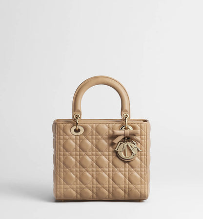 Lambskin Medium Lady Bag with Strap