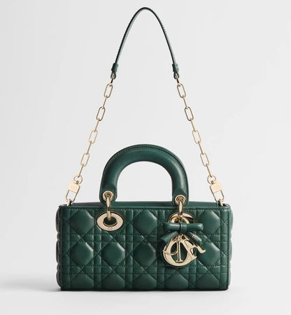 Cannage Lambskin Small Lady D-Joy Bag