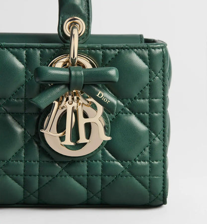 Cannage Lambskin Small Lady D-Joy Bag