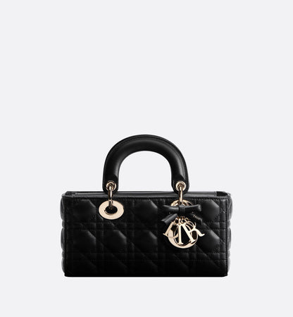 Cannage Lambskin Small Lady D-Joy Bag