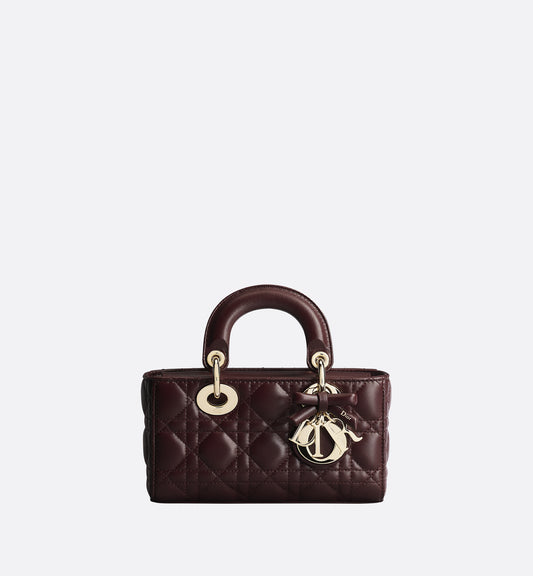 Cannage Lambskin Mini Lady D-Joy Bag