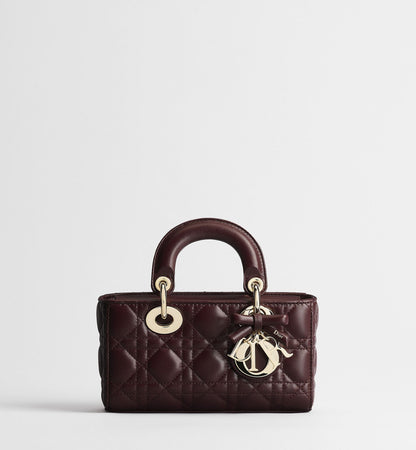 Cannage Lambskin Mini Lady D-Joy Bag