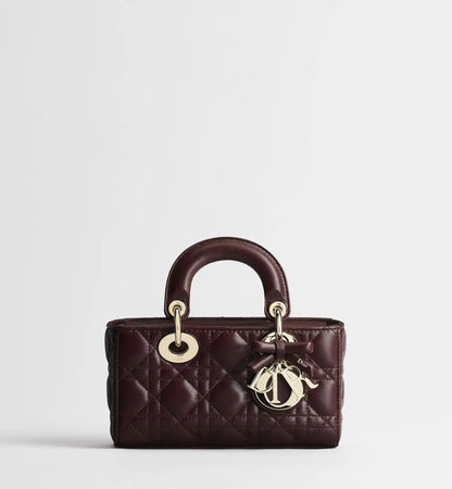 Cannage Lambskin Mini Lady D-Joy Bag