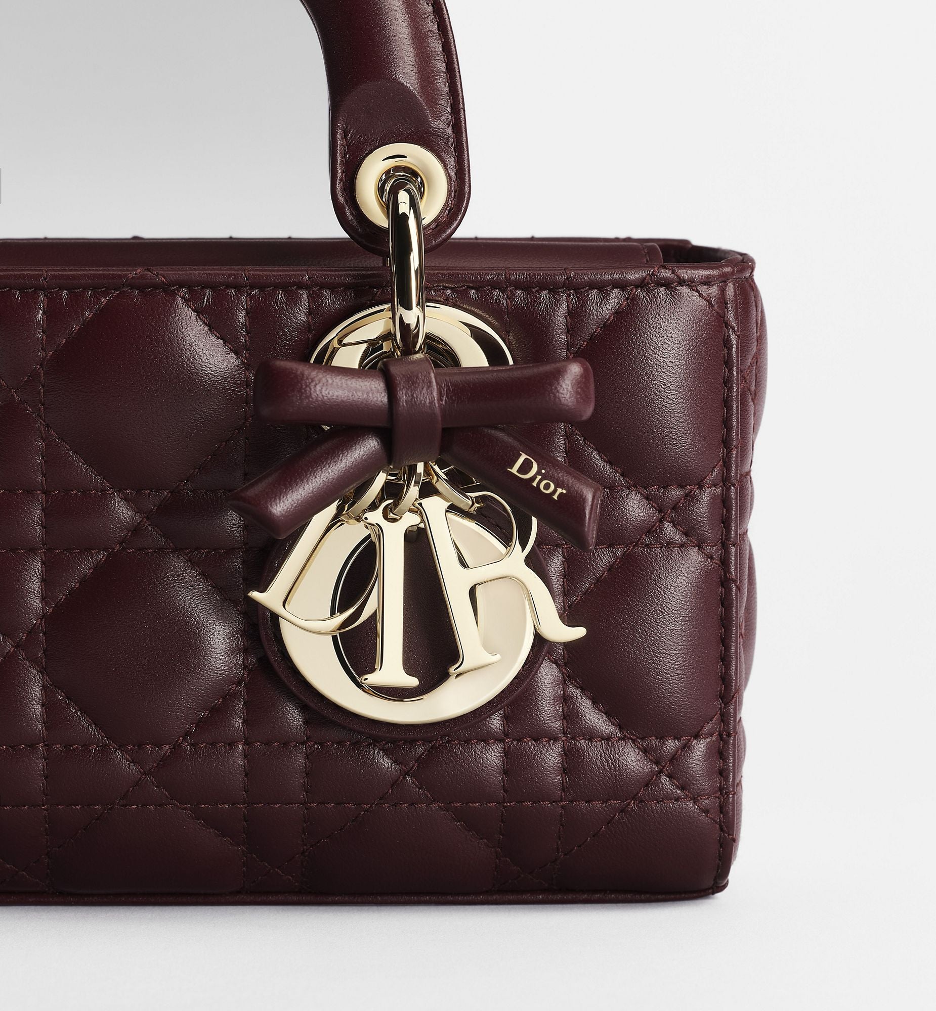 Cannage Lambskin Mini Lady D-Joy Bag