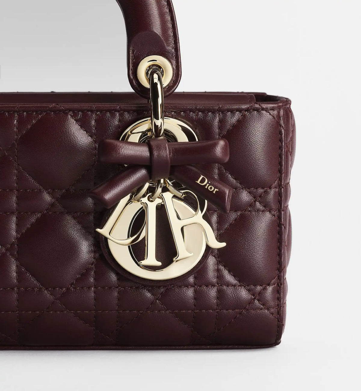 Cannage Lambskin Mini Lady D-Joy Bag