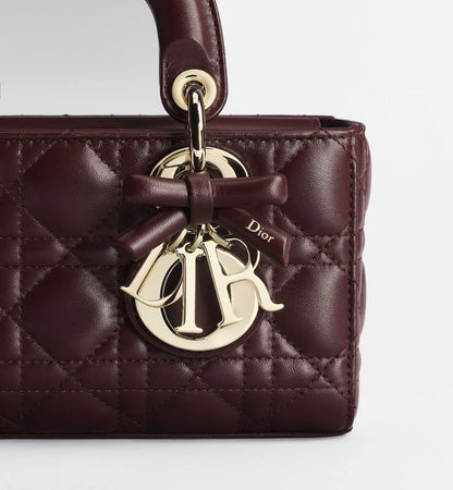 Cannage Lambskin Mini Lady D-Joy Bag