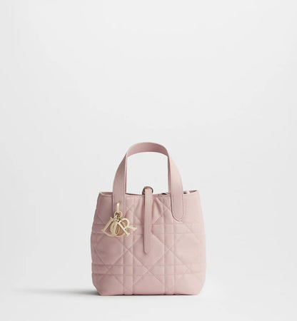 Macrocannage Calfskin Small Toujours Vertical Tote Bag