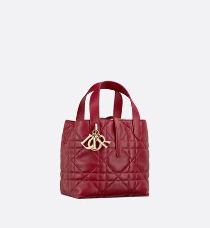 Macrocannage Calfskin Small Toujours Vertical Tote Bag