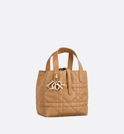 Macrocannage Calfskin Small Toujours Vertical Tote Bag