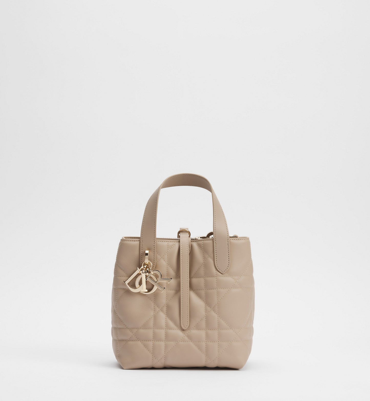 Macrocannage Calfskin Small Toujours Vertical Tote Bag
