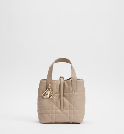 Macrocannage Calfskin Small Toujours Vertical Tote Bag
