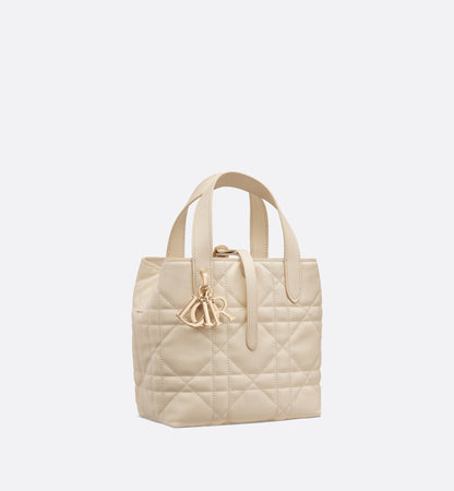 Macrocannage Calfskin Small Toujours Vertical Tote Bag