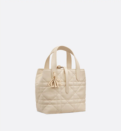 Macrocannage Calfskin Small Toujours Vertical Tote Bag