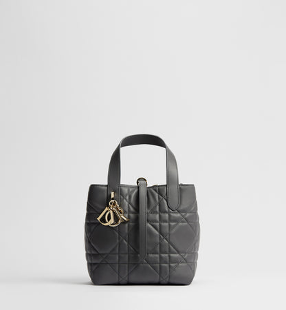 Macrocannage Calfskin Small Toujours Vertical Tote Bag