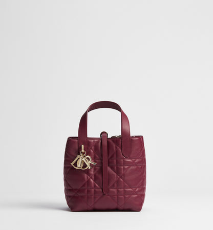 Macrocannage Calfskin Small Toujours Vertical Tote Bag