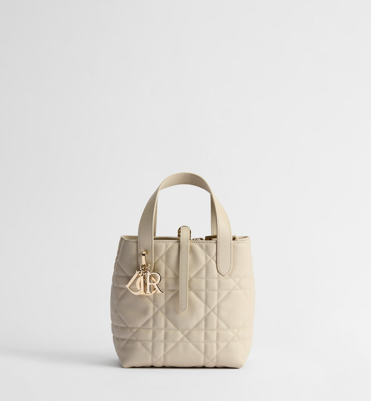 Macrocannage Calfskin Small Toujours Vertical Tote Bag