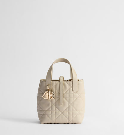 Macrocannage Calfskin Small Toujours Vertical Tote Bag