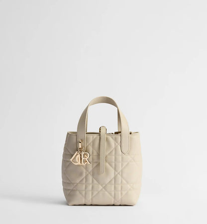 Macrocannage Calfskin Small Toujours Vertical Tote Bag