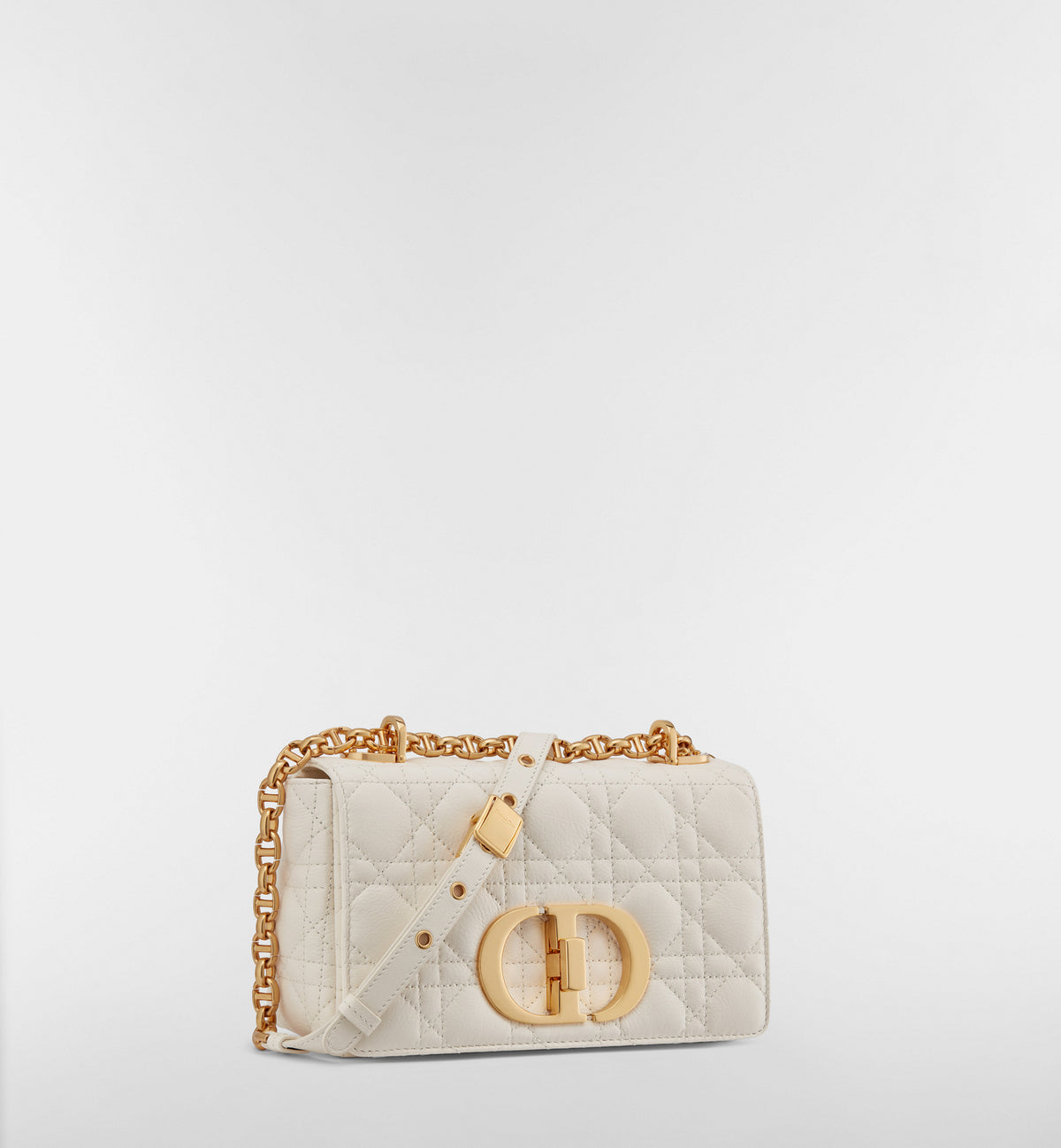 Cannage Calfskin Small Caro Bag