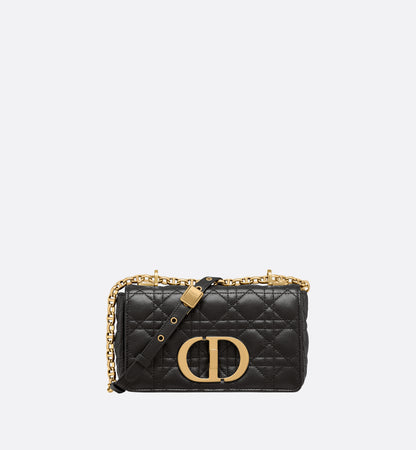 Cannage Calfskin Small Caro Bag