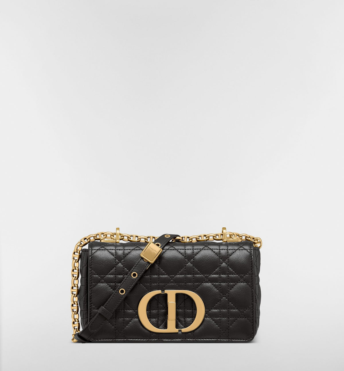Cannage Calfskin Small Caro Bag