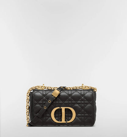 Cannage Calfskin Small Caro Bag