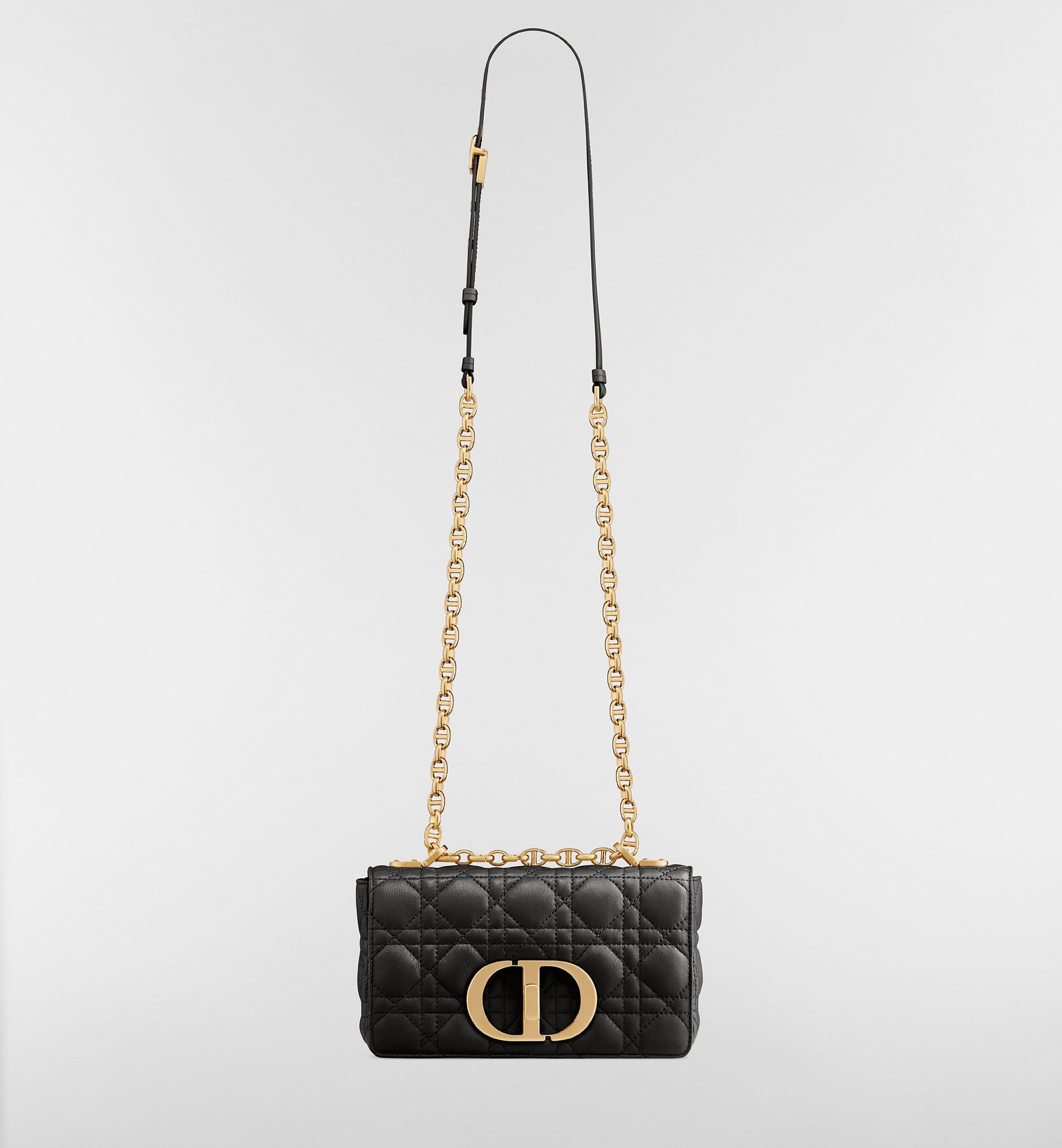 Cannage Calfskin Small Caro Bag