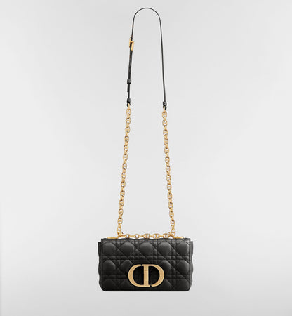 Cannage Calfskin Small Caro Bag