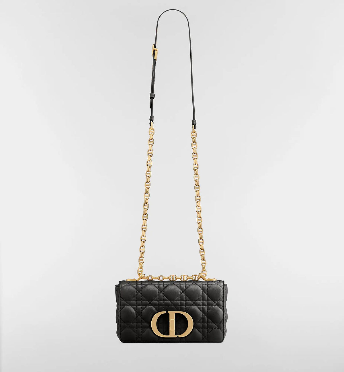 Cannage Calfskin Small Caro Bag