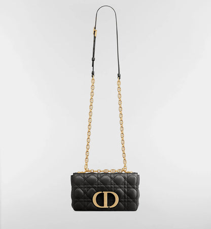 Cannage Calfskin Small Caro Bag