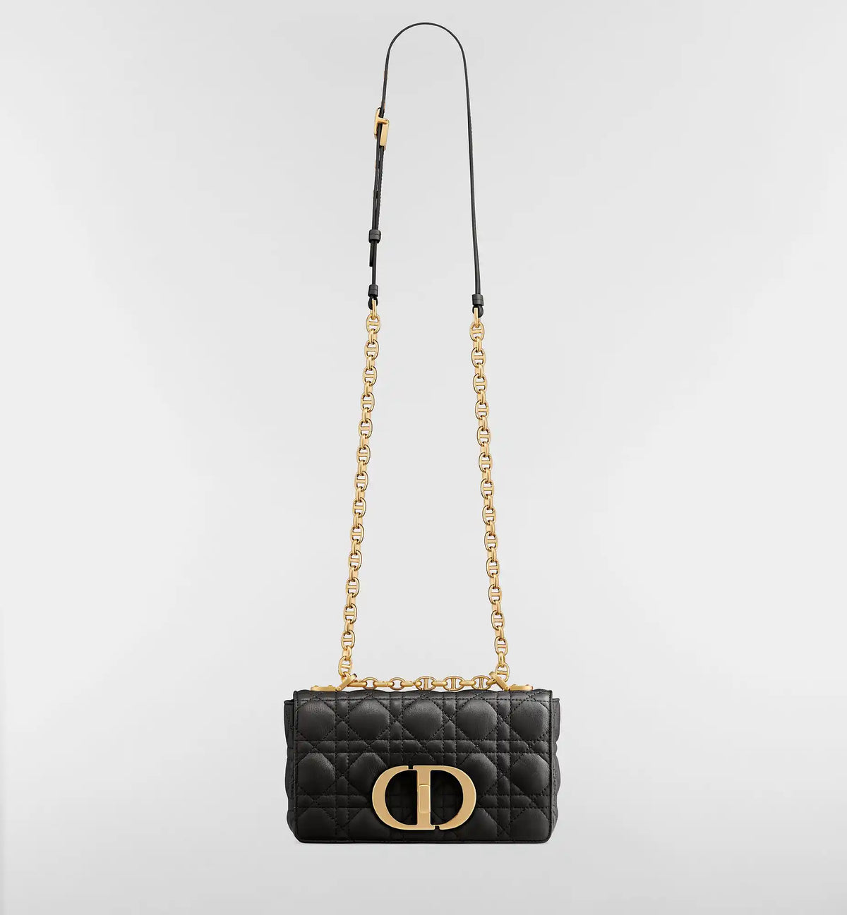Cannage Calfskin Small Caro Bag
