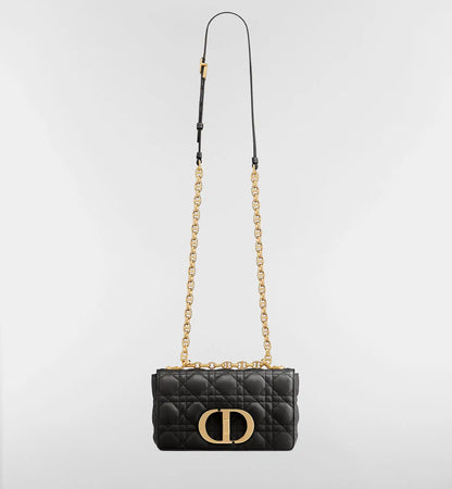 Cannage Calfskin Small Caro Bag