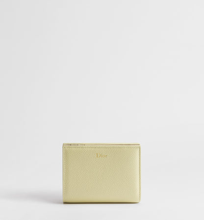 Grained Calfskin Begonia Wallet