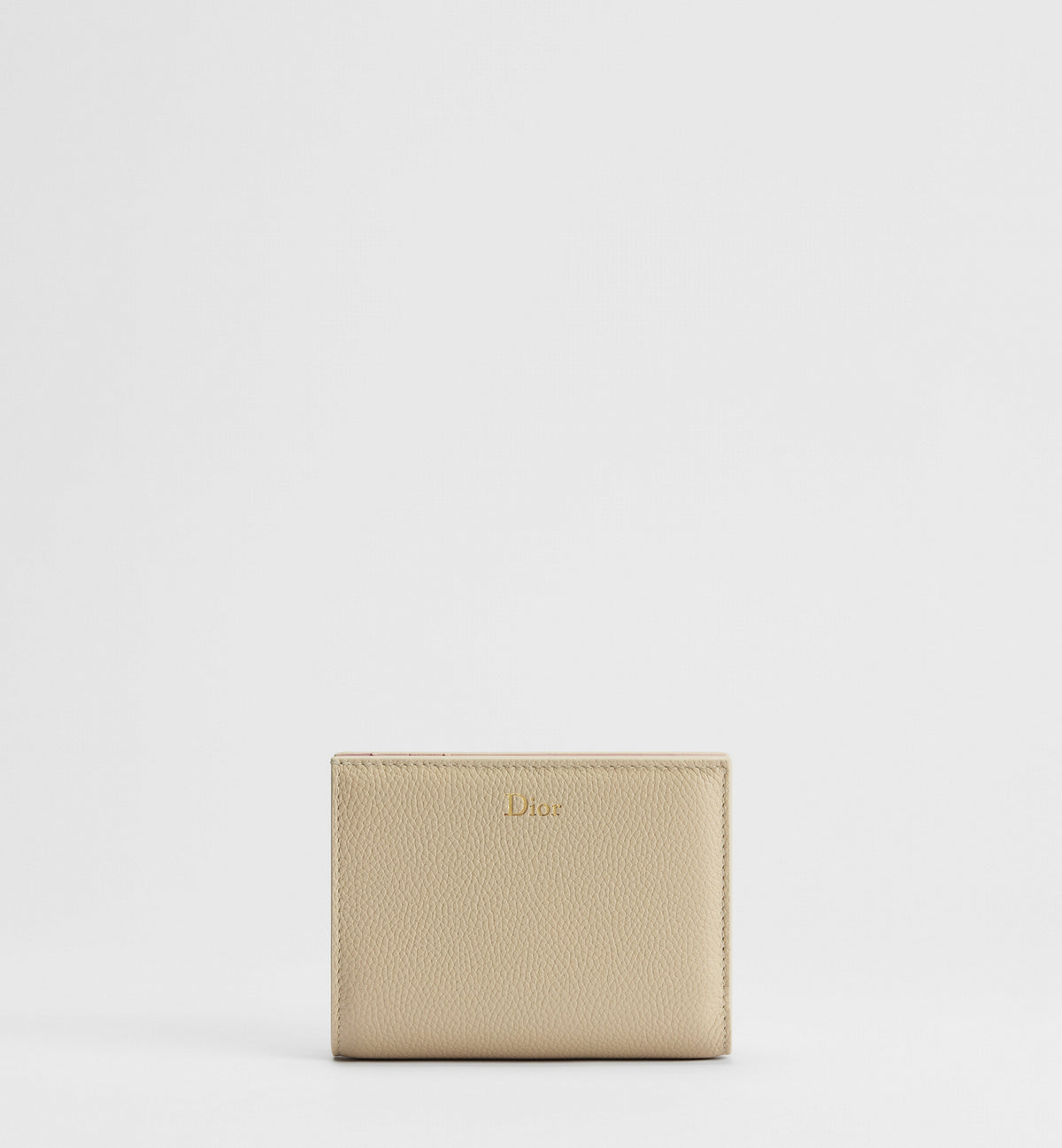 Grained Calfskin Begonia Wallet