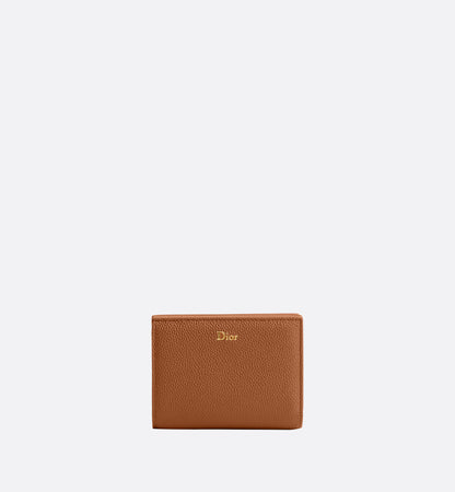 Grained Calfskin Begonia Wallet