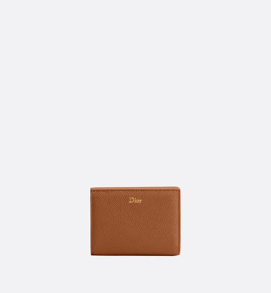 Grained Calfskin Begonia Wallet