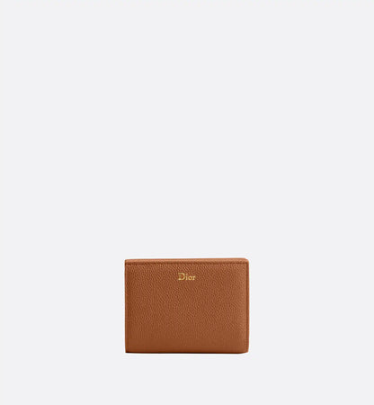 Grained Calfskin Begonia Wallet
