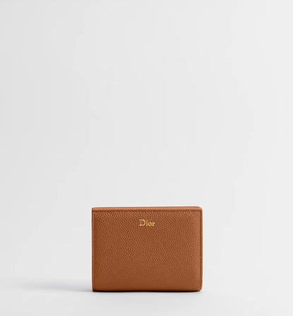 Grained Calfskin Begonia Wallet