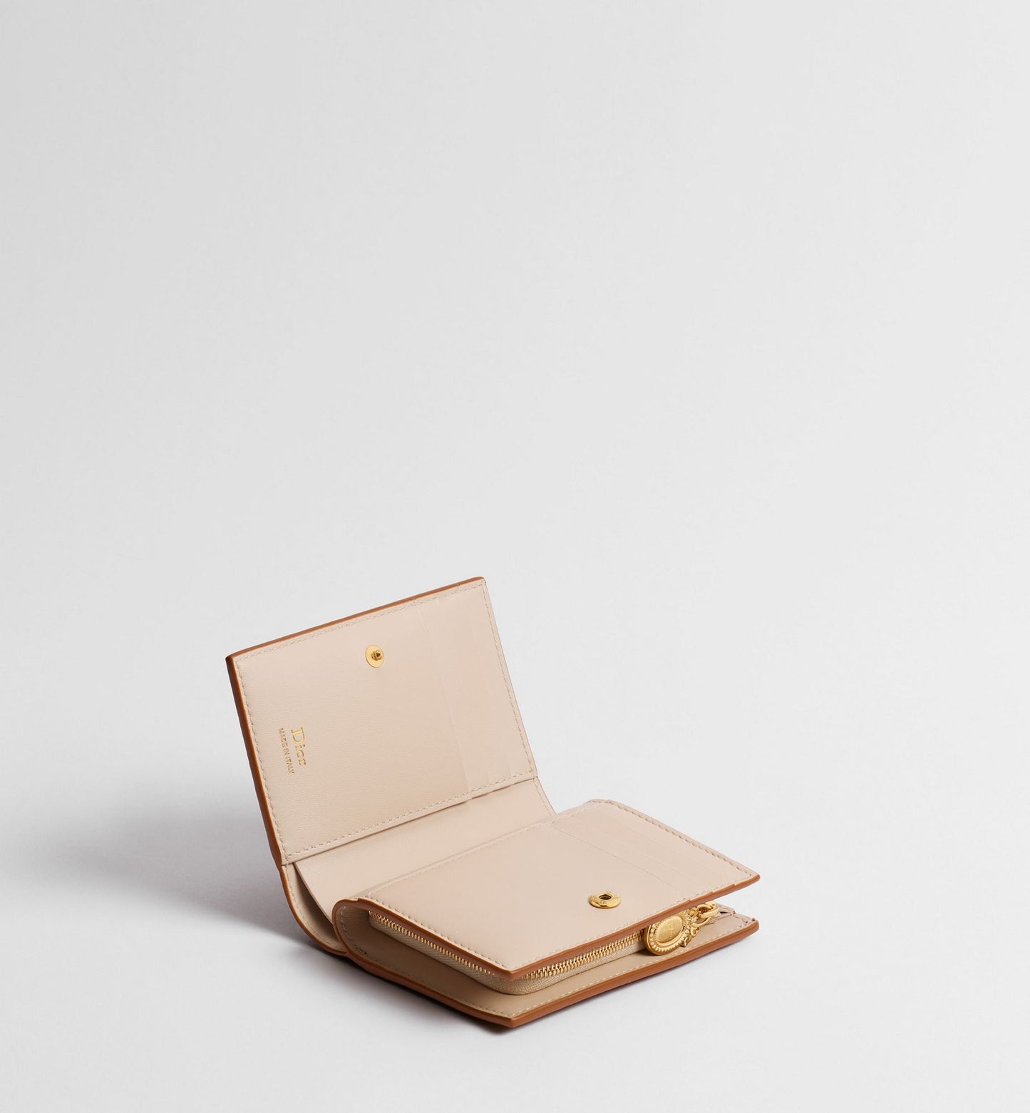Grained Calfskin Begonia Wallet