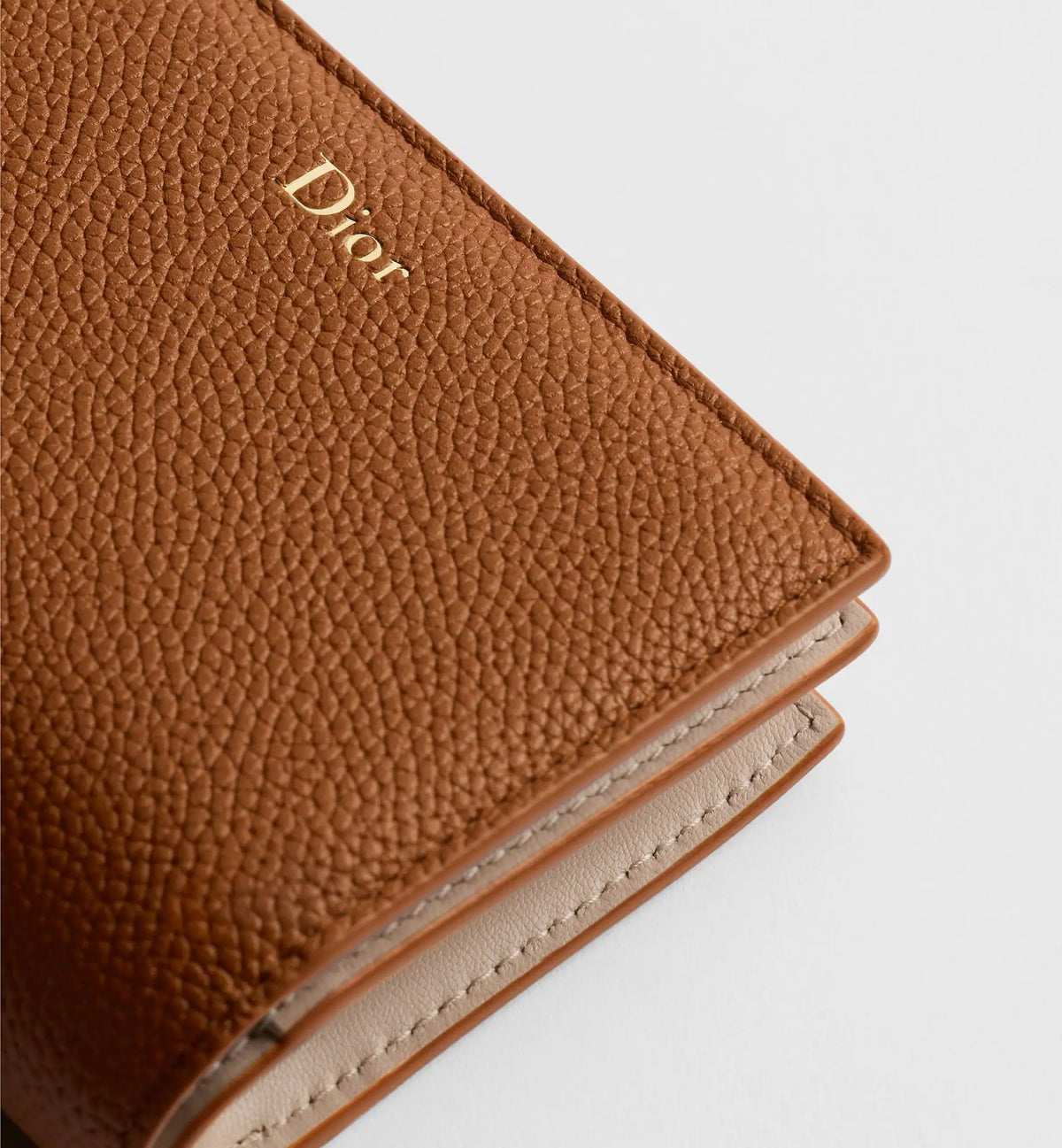 Grained Calfskin Begonia Wallet