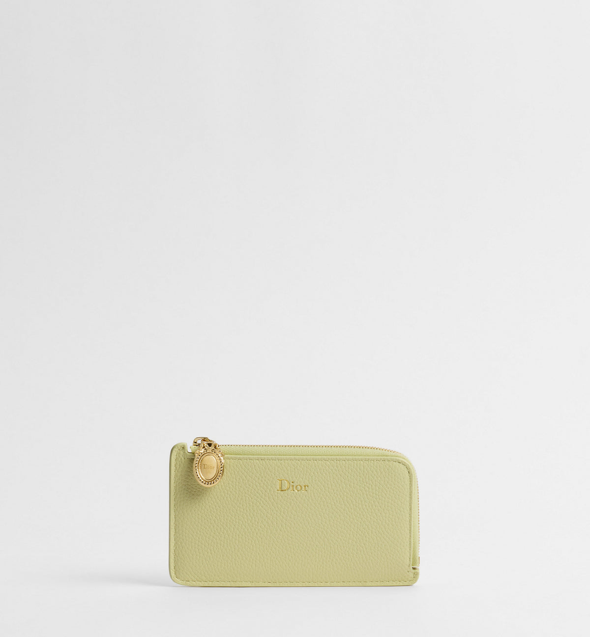 Grained Calfskin Cosmos Zipped Card Holder