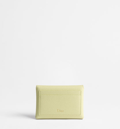 Calfskin Médaillon Daylily Card Holder