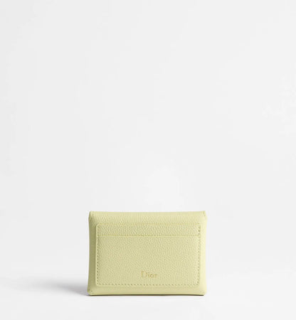 Calfskin Médaillon Daylily Card Holder