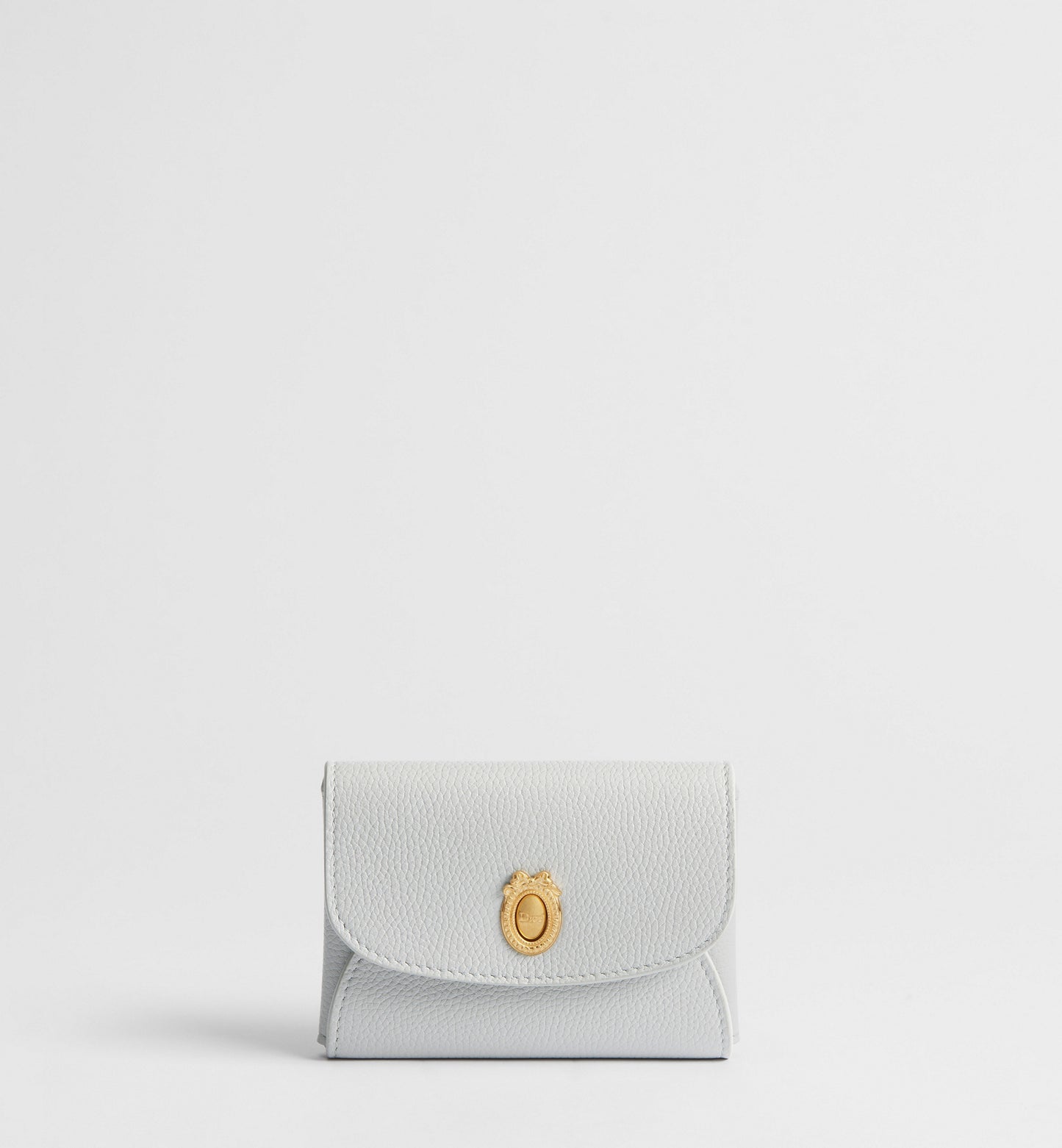 Calfskin Médaillon Daylily Card Holder