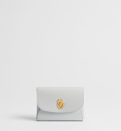 Calfskin Médaillon Daylily Card Holder