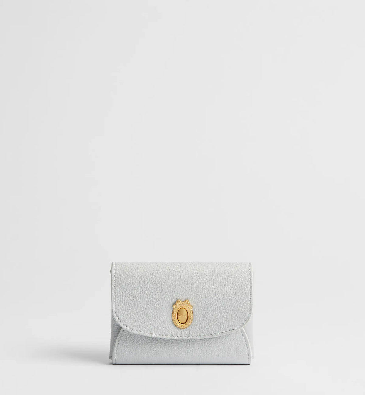 Calfskin Médaillon Daylily Card Holder
