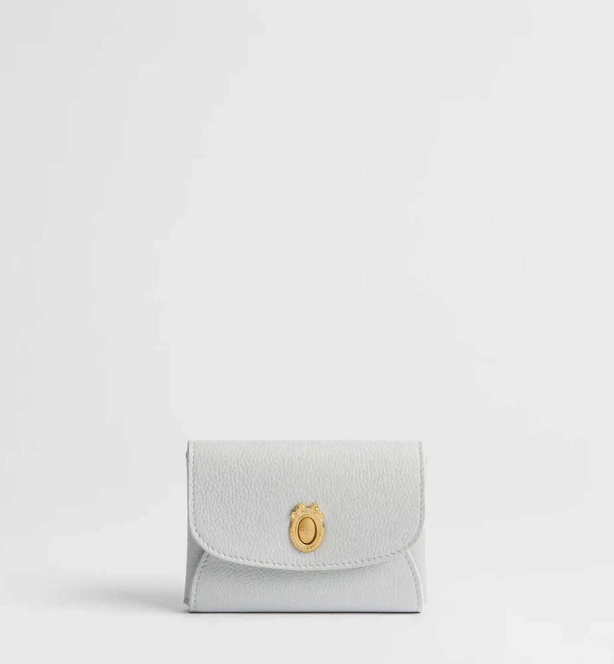 Calfskin Médaillon Daylily Card Holder